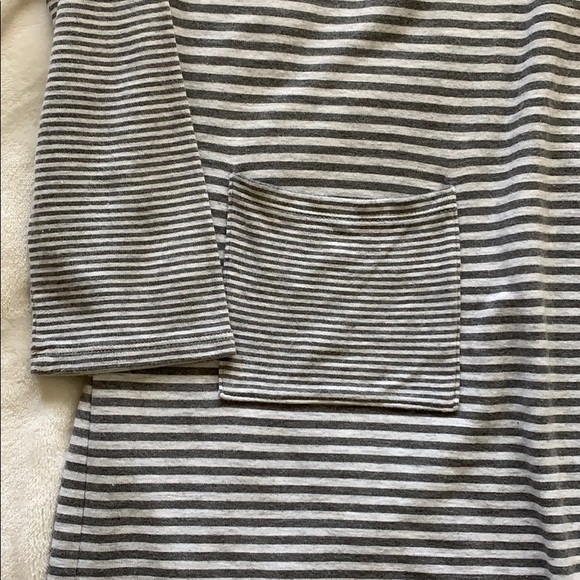J. JILL Long Sleeve Striped Casual Shift Dress - Picture 3 of 14